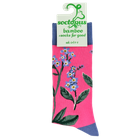 Forget Me Nots Bamboo Floral Socks