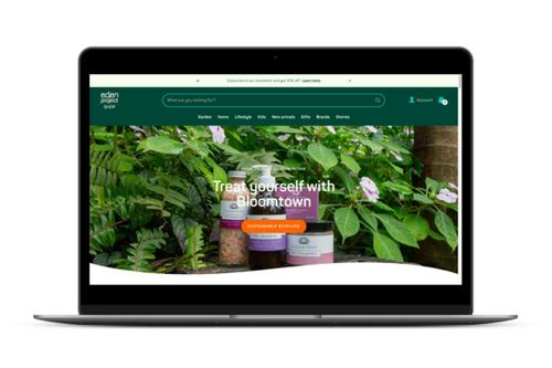 New Online Shop for The Eden Project