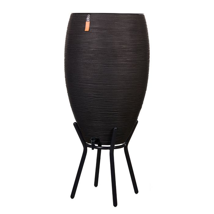 Capi Rain Barrel Rib Black - RKBLR1132