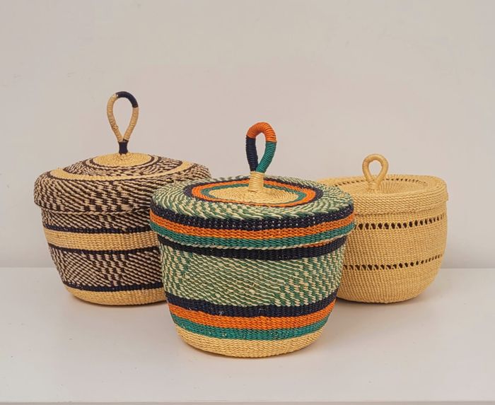 Handwoven Lidden Pot