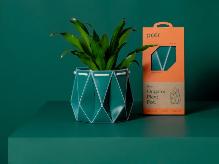 11cm Self-watering POTR Pot | Dark Teal