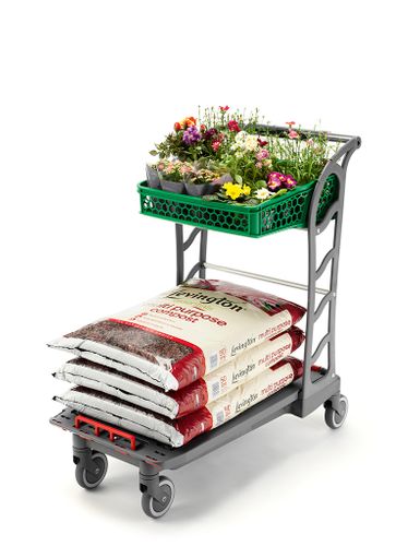 Plastic Flatbed Trolley