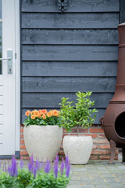 Outdoor pots - Clayfibre