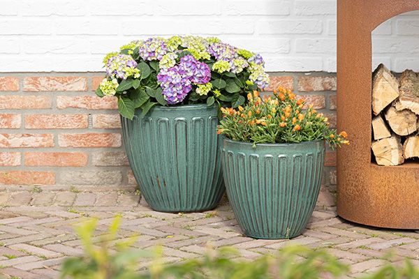 Outdoor pots - Glazed