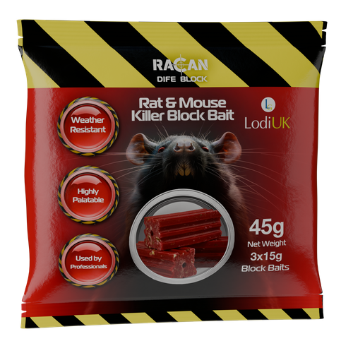 **NEW** Racan Rat & Mouse Killer Block Bait