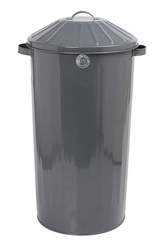 Muddy Hands  46 Litre Grey Metal Bin