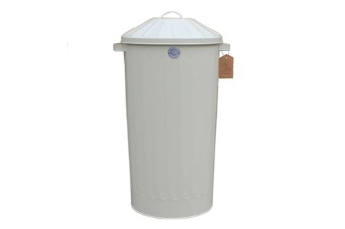 Muddy Hands  46 Litre Cream Metal Bin