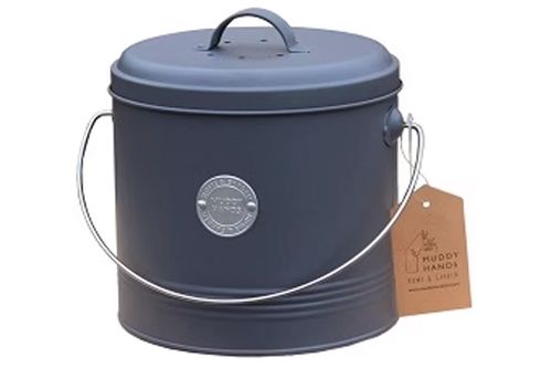 Muddy Hands  4.5 Litre Metal Compost Caddy