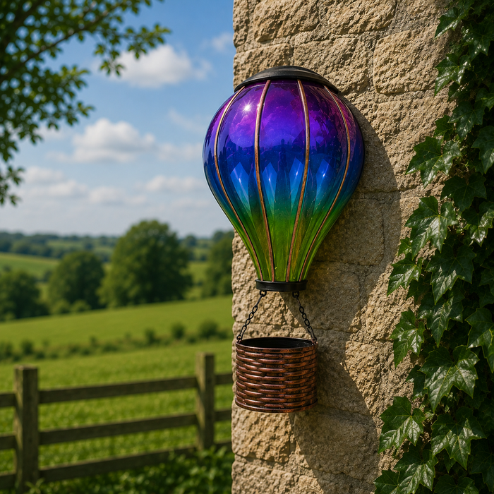 Primus Wall Mounted Solar LED Hot Air Ballons