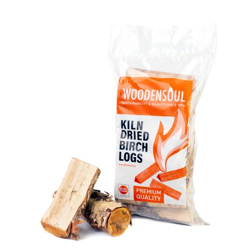 KILN DRIED LOGS IN MIDI PLASTIC BAGS, 22L