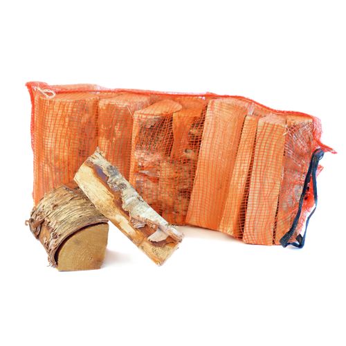 KILN DRIED LOGS IN NET SACKS