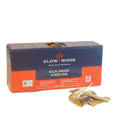 Kiln Dried Hardwood Kindling in Cardboard Box