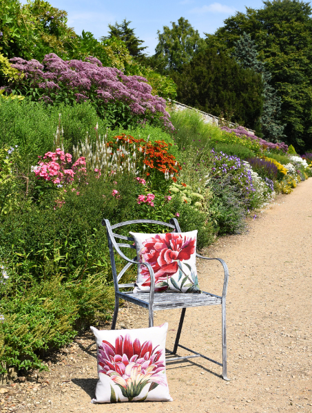 Daisy & Peony Woven Cushions