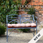Outdoor Tuscan Stripe Tapestry Cushions