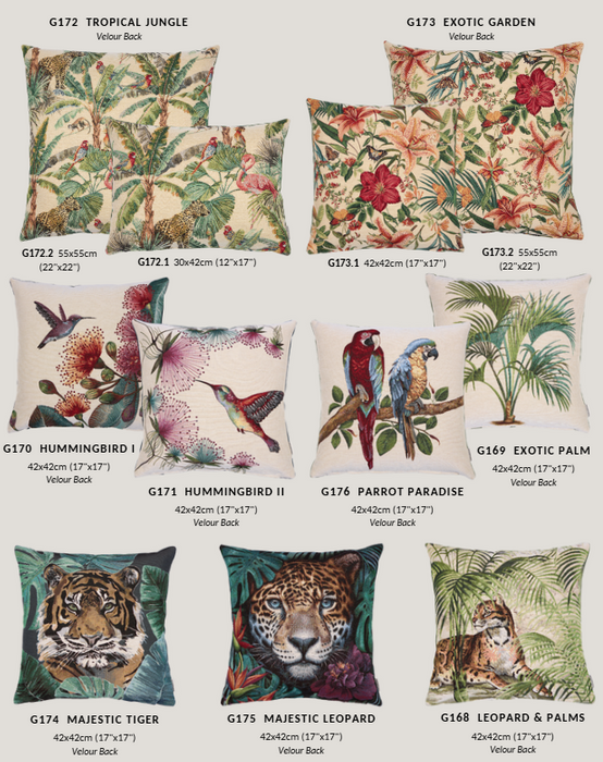 Tropical Woven Cushion Collection
