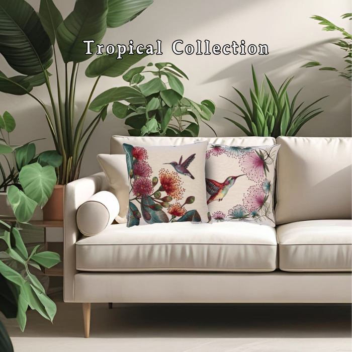 Tropical Woven Cushion Collection