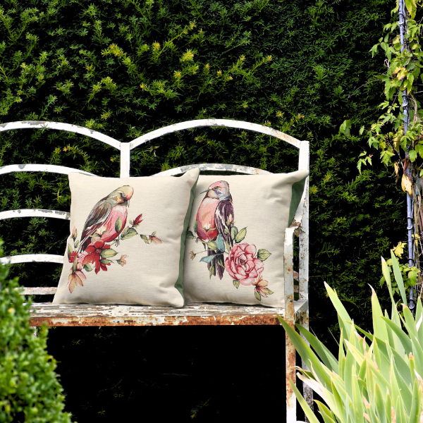 Woven Floral Cushion Collection