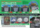IllumiNest & IllumiWell Sustainable Raised planters with solar lighting & bird box or self-Watering Designs