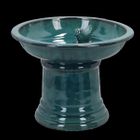 Small Ceramic Birdbath on Pedestal