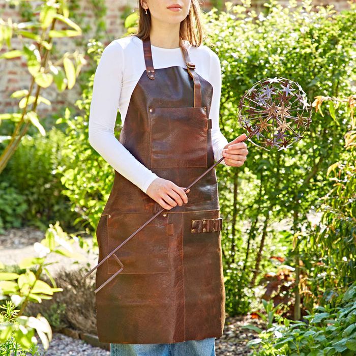 Metal Allium Flower Garden Stake Decoration