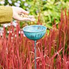 Recycled Iron Distressed Blue Rain Catcher
