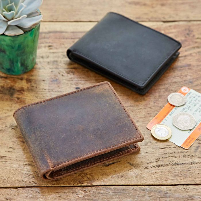 Buffalo Leather Billfold Wallet