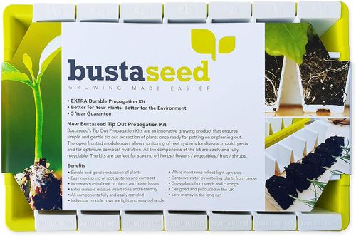 Bustaseed Tip Out Propagation Kit - Reusable & Durable 35 Cell Planting Tray