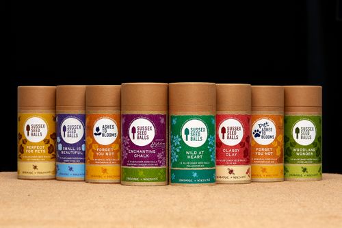 Seed ball gift tubes
