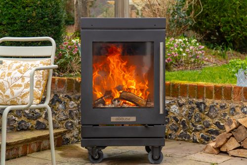 BBQube 4-Wheel Base: Heater Only: