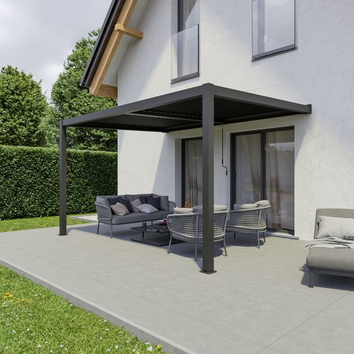 Wall Mounted Aluminum Pergola