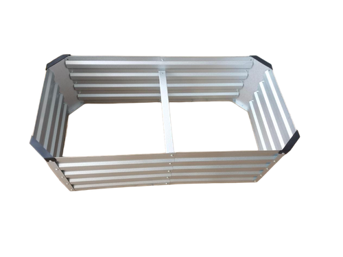 Rectangular galavnised steel raised garden beds