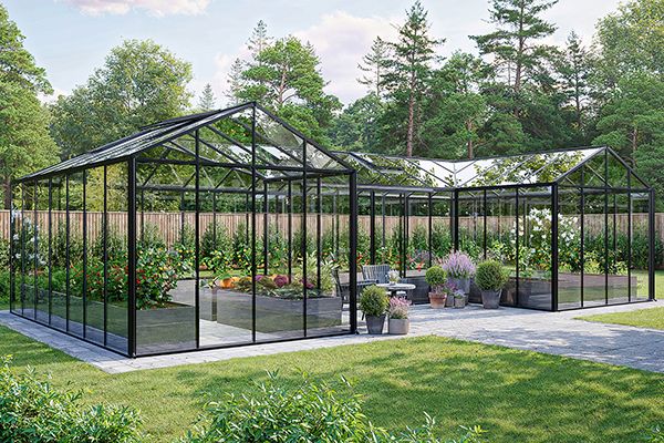 Aluminium greenhouse model Max