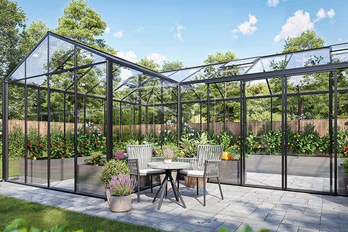 Aluminium greenhouse model Max