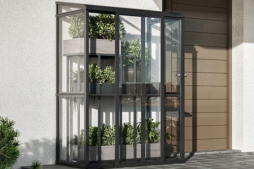 Mini aluminium greenhouse