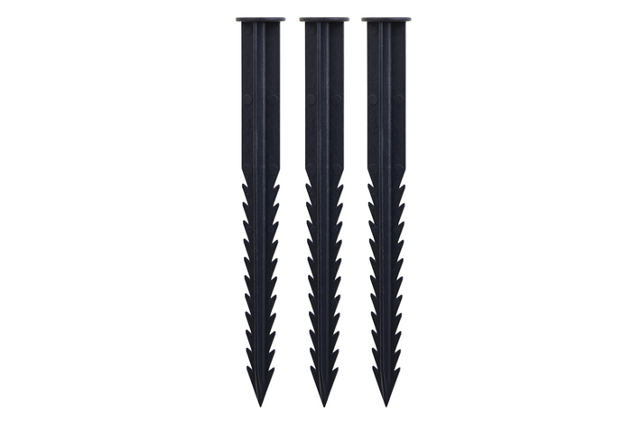 Serrated Nails for Landscape Edging