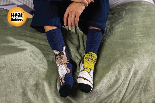 Heat Holders License Character Socks