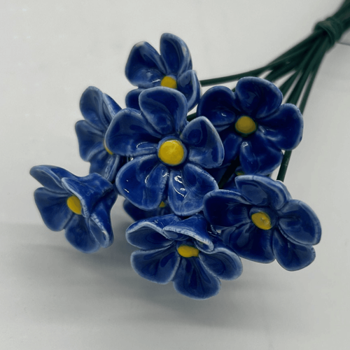 ceramic forget me nots