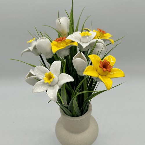 ceramic daffodils