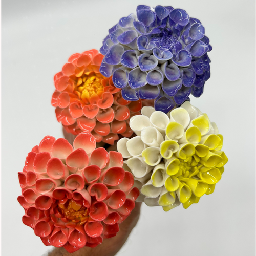 ceramic dahlia