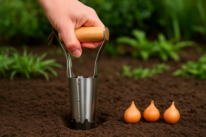 Stainless Steel Bulb Planter