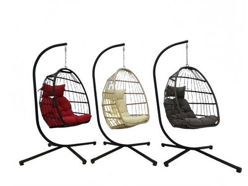 Hanging egg chair