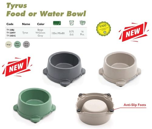 Tyrus Food and Water Bowl