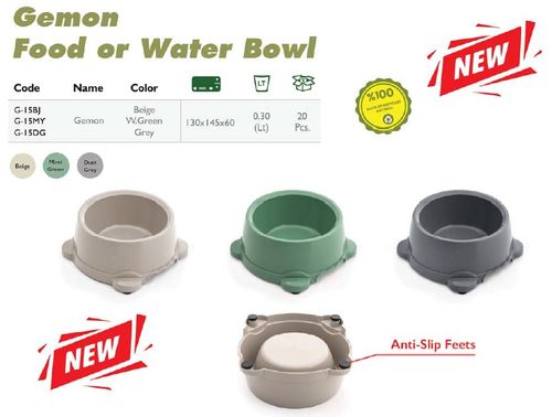 Gemon Food and Water Bowl