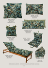 Outdoor Verdure Tapestry Cushions