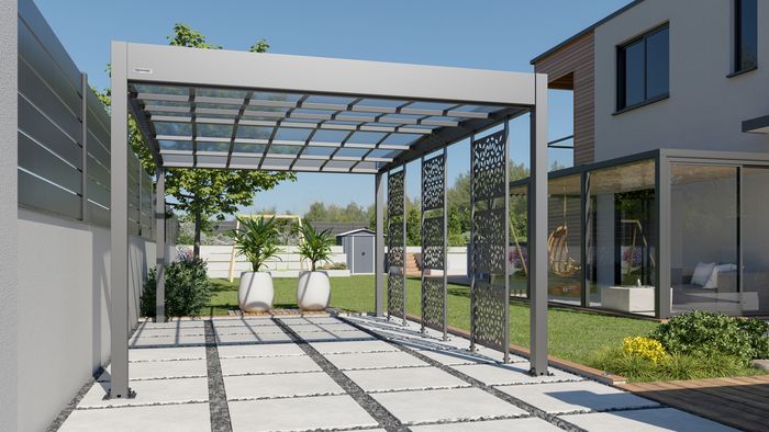 Aluminim carport LIBECCIO