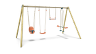 Metal/wood swing sets HARMONIE