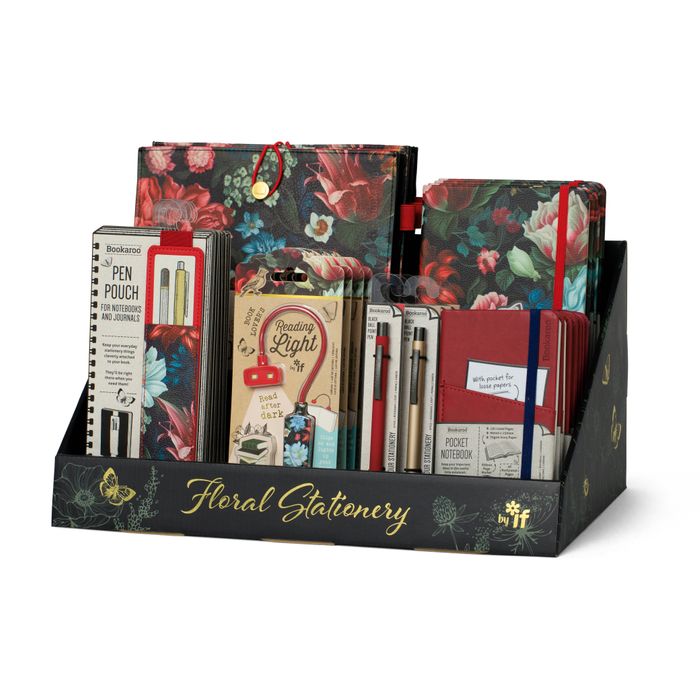 DARK FLORAL STATIONERY