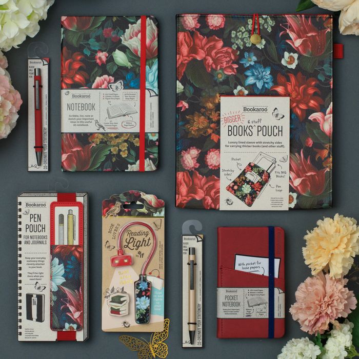 DARK FLORAL STATIONERY