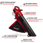 PXC 36V Cordless Professional Brushless Leaf Blower/Vac, Body Only