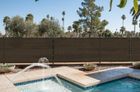 Privacy screen wall fence
